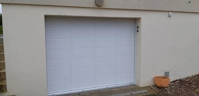 Porte de garage blanche Porte de garage blanche